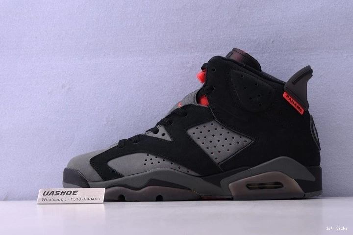 Grey PSG Infrared 6 Jordan Iron CK1229-001 0518